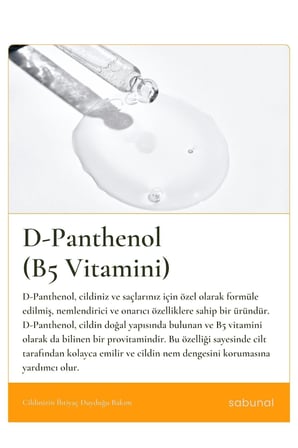 D-Panthenol (B5 Vitamini) 50 ml - Saç ve Cilt Bakım Vitamini
