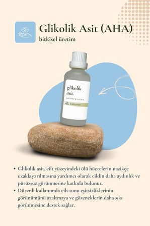 Glikolik Asit (AHA) 50 ml - Leke Karşıtı, Cilt Tonu Dengeleyici AHA Serum