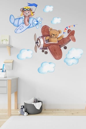crevidi Sevimli Ayıcıklar Çocuk Odası Duvar Sticker