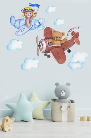 crevidi Sevimli Ayıcıklar Çocuk Odası Duvar Sticker