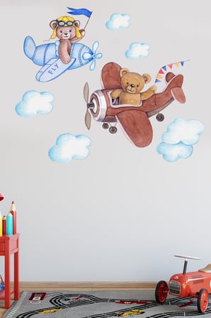 crevidi Sevimli Ayıcıklar Çocuk Odası Duvar Sticker