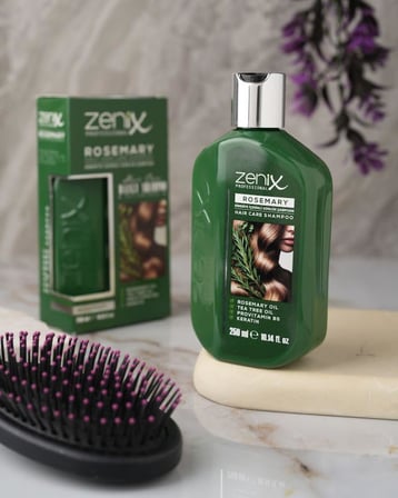 Zenix Professional Rosemary Günlük Saç Bakım Şampuanı, Biberiye Yağı, Çay Ağacı Yağı 250 ml