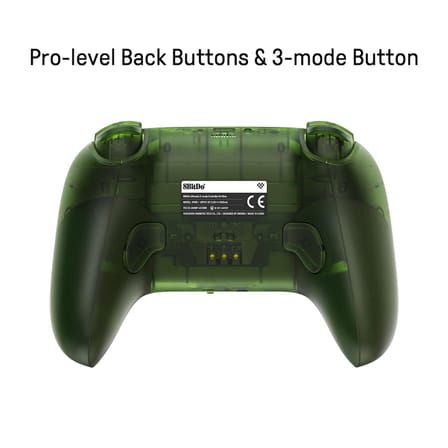 8Bitdo Ultimate 3-mode Hall Effect Joysticks/Hall Trigger Controller with Charging Dock, Wired for Series X|S, One, Wireless for , Windows & Android - Officially Licensed (Jade)