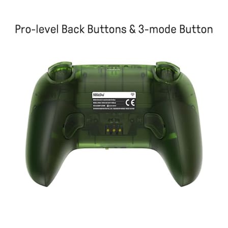 8Bitdo Ultimate 3-mode Hall Effect Joysticks/Hall Trigger Controller with Charging Dock, Wired for Series X|S, One, Wireless for , Windows & Android - Officially Licensed (Jade)