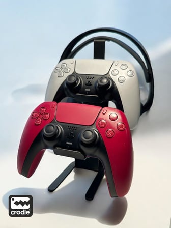 Duvara Monte Edilebilen Masaüstü Metal Siyah Gaming Ps4 Ps5 Joystick Controller Tutucu Ve Kulak