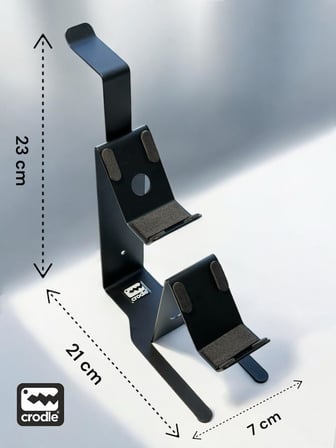 Duvara Monte Edilebilen Masaüstü Metal Siyah Gaming Ps4 Ps5 Joystick Controller Tutucu Ve Kulak