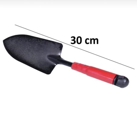 Bahçe El Aletleri Seti, 30 cm Kürek, Tırmık ve Çapa, 3 Parça