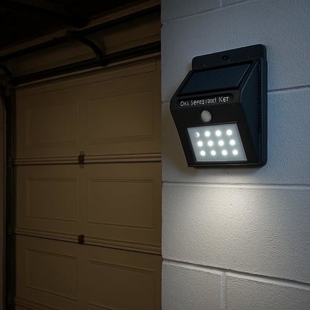 Coverzone Hareket Sensörlü Solar Enerjili Işık Bahçe Işıklandırmak için Lamba Dış Mekan için Uygun Güneş Enerjili Aydınlatma Kamp Tatil için Bahçe, Havuz Kenarı Aydınlatması SL-BHS-12