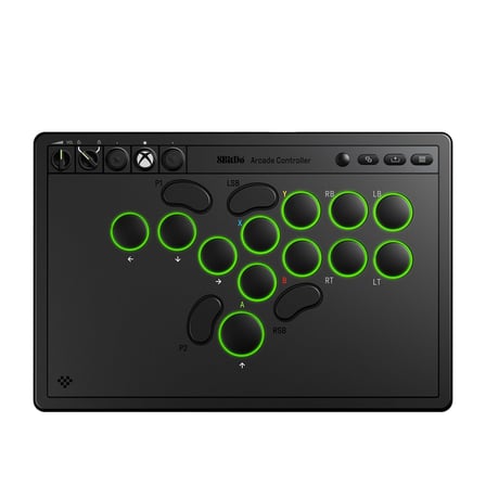 8BitDo All-Button Arcade Controller for Series X|S, One PC, 2.4G Wireless, Low-profile M