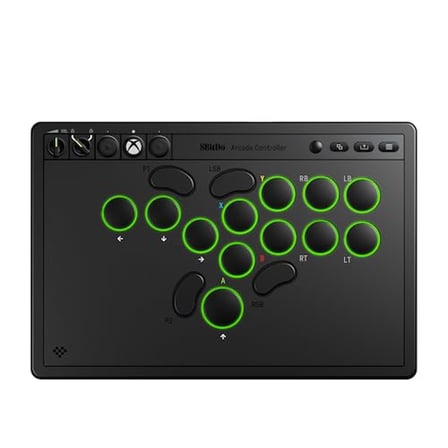 8BitDo All-Button Arcade Controller for Series X|S, One PC, 2.4G Wireless, Low-profile M