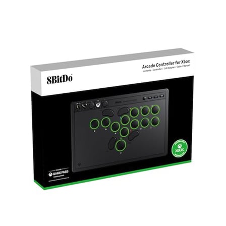 8BitDo All-Button Arcade Controller for Series X|S, One PC, 2.4G Wireless, Low-profile M