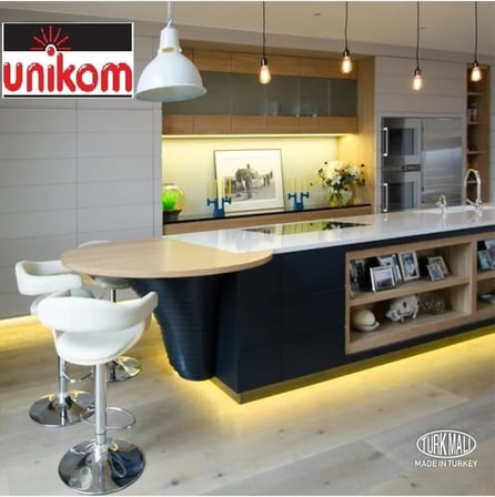 UNİKOM Mutfak Tezgah Altı Dekoratif Led Aydınlatma Armatür 50 Cm On-off Tuşlu Gün Işığı Gün Işığı