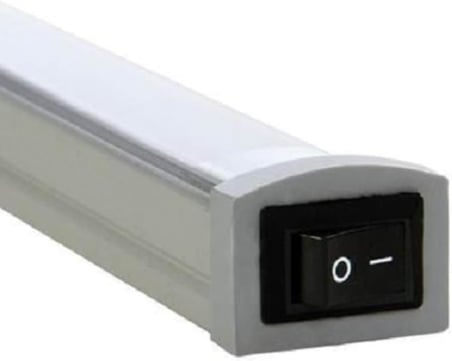 UNİKOM Mutfak Tezgah Altı Dekoratif Led Aydınlatma Armatür 50 Cm On-off Tuşlu Gün Işığı Gün Işığı