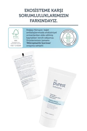 The Purest Solutions 24 Saat Etkili Günlük Yoğun Nemlendirici Cilt Bakım Kremi, Seyahat Boy 15 ml