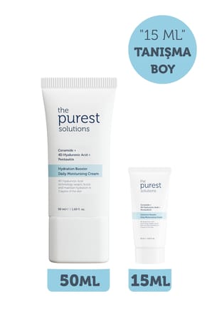 The Purest Solutions 24 Saat Etkili Günlük Yoğun Nemlendirici Cilt Bakım Kremi, Seyahat Boy 15 ml