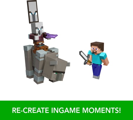 Mattel Minecraft Köy Baskını Oyun Seti JJT18