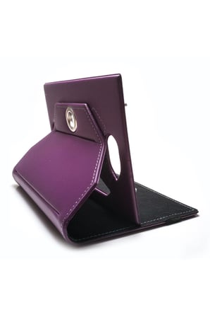 ZDN Case Tablet Standlı Üniversal Kapaklı Tablet Kılıfı Mor Huawei Matepad Se 11" ile uyumlu