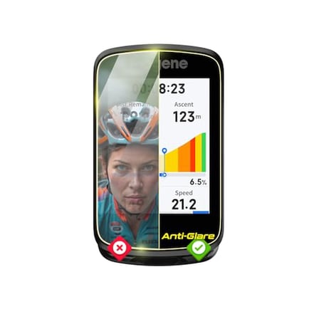 Magene C606 Navigation GPS Bisiklet Bilgisayarı için IPG Anti-Glare Parlama Önleyici Mat Ekran Koruyucu