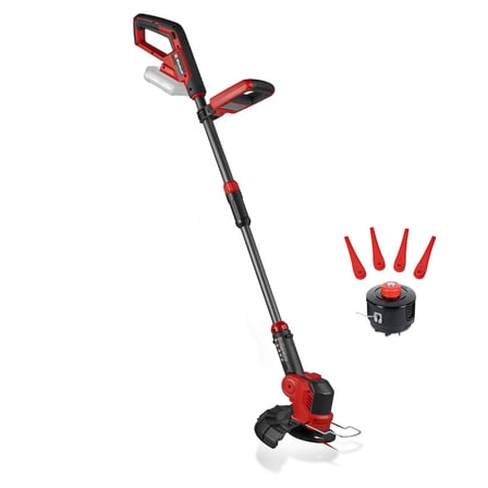 Einhell akülü kenar kesme makinesi GE-CT 18/25-1 Li-Solo Power X-Change (18 V, 25 cm kesim genişliği, dönebilen/eğilebilen motor başlığı, 20 plastik bıçak, 1 misina makarası dahil, pil dahil değildir)