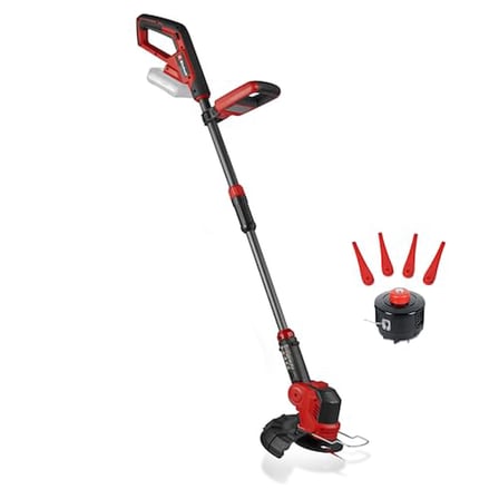 Einhell akülü kenar kesme makinesi GE-CT 18/25-1 Li-Solo Power X-Change (18 V, 25 cm kesim genişliği, dönebilen/eğilebilen motor başlığı, 20 plastik bıçak, 1 misina makarası dahil, pil dahil değildir)