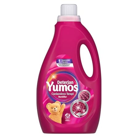 Yumoş Sıvı Bakım Deterjanı Renkli 50 Yıkama 2500 ml