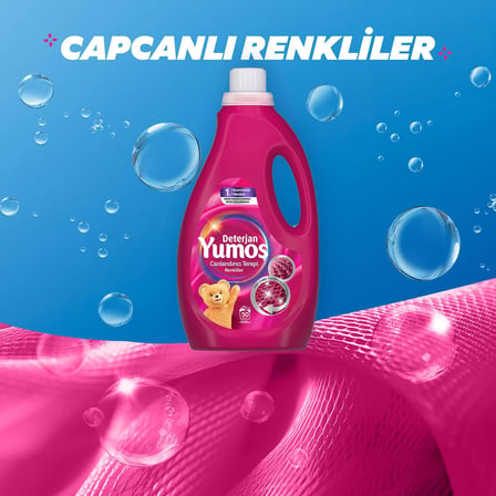 Yumoş Sıvı Bakım Deterjanı Renkli 50 Yıkama 2500 ml