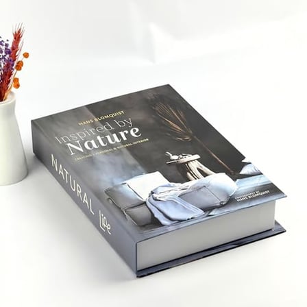 Bak Gel Al Kitap Görünümlü Dekoratif Kutu, Iskandinav Tarzı Kitap Şeklinde Saklama Kutusu, Ev Dekora
