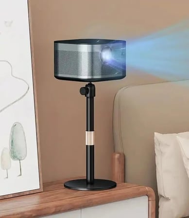 Coverzone Profesyonel Yatak, Koltuk Arkası veya Masaüstü Montaj Projeksiyon Stant, Kamera ve Fotoğraf Makinesi Standı 60-120cm Ayarlanabilir Uzunluk TY05