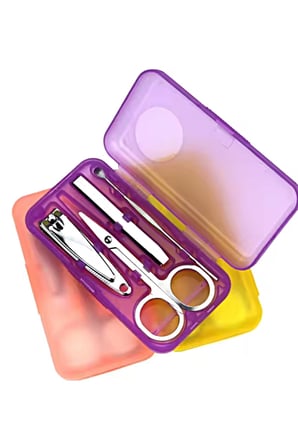 4'lü Set Manikür Pedikür Seti Mini Boy Seyahat Bakım Seti