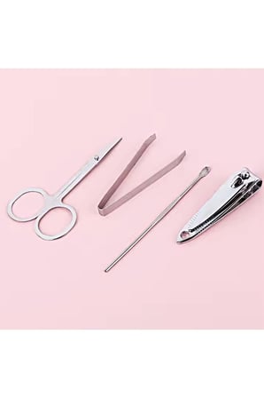 4'lü Set Manikür Pedikür Seti Mini Boy Seyahat Bakım Seti