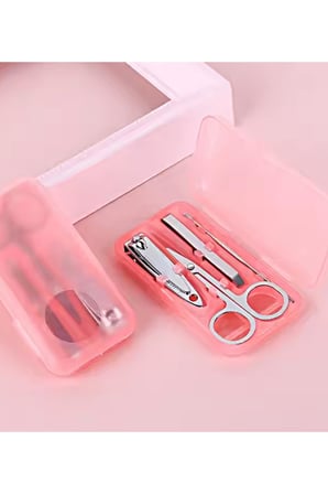 4'lü Set Manikür Pedikür Seti Mini Boy Seyahat Bakım Seti