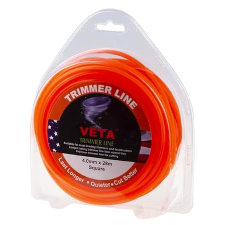 Veta 131614 Tırpan Misina Pro 4.0Mm 28M Turuncu 4 Köşe