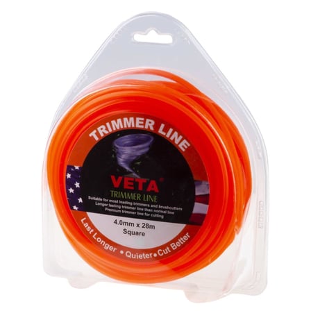 Veta 131614 Tırpan Misina Pro 4.0Mm 28M Turuncu 4 Köşe