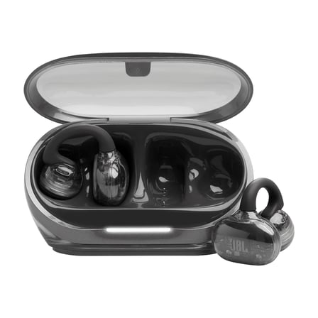 JBL Soundgear Clips Gerçek Kablosuz Açık Kulak Kulaklık, SonicArc Tasarım, 32 Saate Kadar Toplam Çalma Süresi, 4 Işın Oluşturan Mikrofon, IP54 Suya ve Toza Dayanıklı, JBL OpenSound Teknolojisi, Ghost