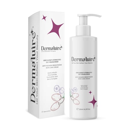 Dermaluire Leke Karşıtı Aydınlatıcı Cilt Bakım Kremi 200ml (Alpha Arbutin, Niacinamide, Hyaluronic Acid)
