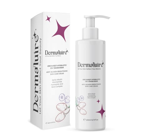 Dermaluire Leke Karşıtı Aydınlatıcı Cilt Bakım Kremi 200ml (Alpha Arbutin, Niacinamide, Hyaluronic Acid)
