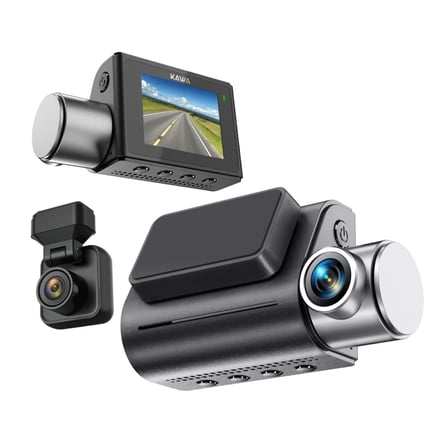 Kawa D7 2 Kameralı Ön ve Arka 4K+1080P HDR Wi-Fi 6 ve GPS'li Araç Kamerası