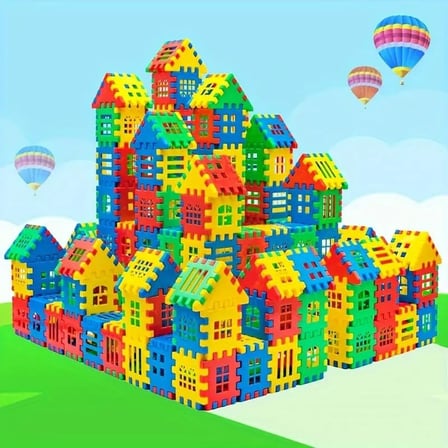 Puzzle City 3d Yapı Ve Tasarım Blokları Eğitici Oyuncak (eğitici oyuncak, adet, 64)