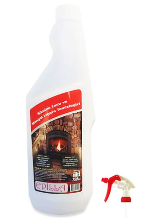 Epilla Şömine Camı Izgara Temizleyici Sprey 750 ml-3 Adet