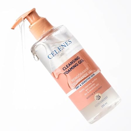 Celenes By Sweden Cloudberry Yüz Temizleme Ve Bakım Seti Ikisi Bir Arada Kuru Ve Hassas Ciltler 250 Ml + 50 Ml