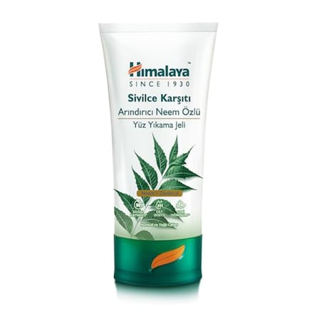 Himalaya Since 1930 Sivilce Karşıtı Arındırıcı Yüz Temizleme Jeli 150 ml | Neem & Zerdeçal | Normal ve Yağlı Ciltler