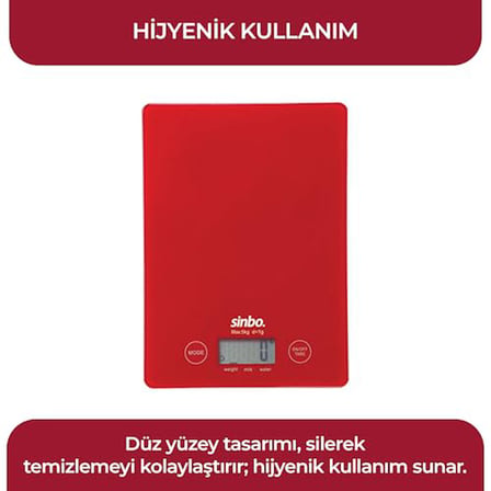 Sinbo Dijital Hassas Mutfak Tartısı