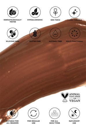 Cream Co. Likit Bronzer Glow Sculpt Horizon, Kontür Nötr Açık Kahve, Yüz Şekillendirici Nemlendirici