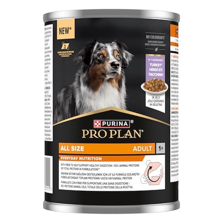 Pro Plan Yetişkin Köpekler İçin Hindili Konserve Yaş Mama 400 Gram