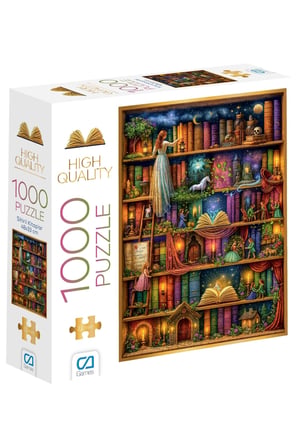 CA Games Sihirli Kitaplar 1000 Parça 2,2mm Kalınlık 48x68cm Profesyonel Hobi Puzzle Yapboz Serisi