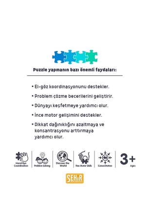 CA Games Sihirli Kitaplar 1000 Parça 2,2mm Kalınlık 48x68cm Profesyonel Hobi Puzzle Yapboz Serisi