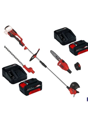 Einhell Ge-Lm 36/4 In 1 Li Akülü Tırpan Çit Ve Dal Budama 2X4A Aku Kit
