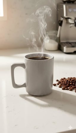 Gri Renkli Kahve Kupası Orta Boy Çay Kahve Keyfi