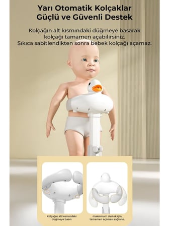 ROBO Bebek Yıkama Yardımcısı, Gri