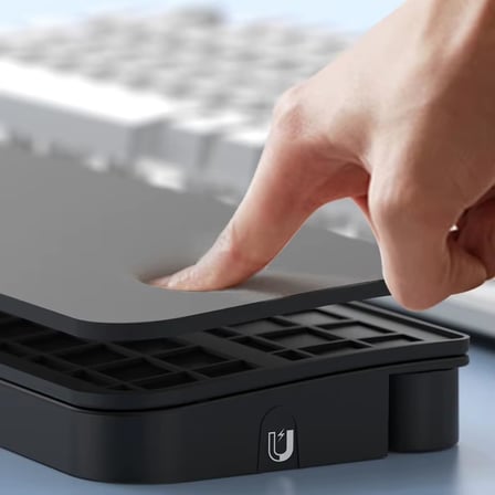 McStorey Ergonomik Klavye Bilek Desteği ve 22-in-1 Temizlik Kiti – Gizli Saklama ve Manyetik Organiz